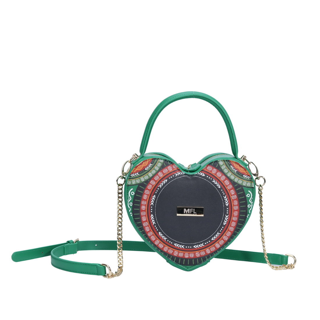 Queen of Locs Heart Crossbody Bag